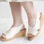 Giày sandal nữ đế xuồng KOSU K-22060 siêu nhẹ chống nước cao 6cm, xăng đan cao gót êm chân Nhật Bản