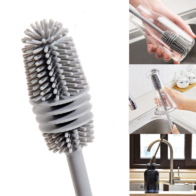 Cọ Silicon Rửa Ly, Rửa Bình Sữa Đa Năng