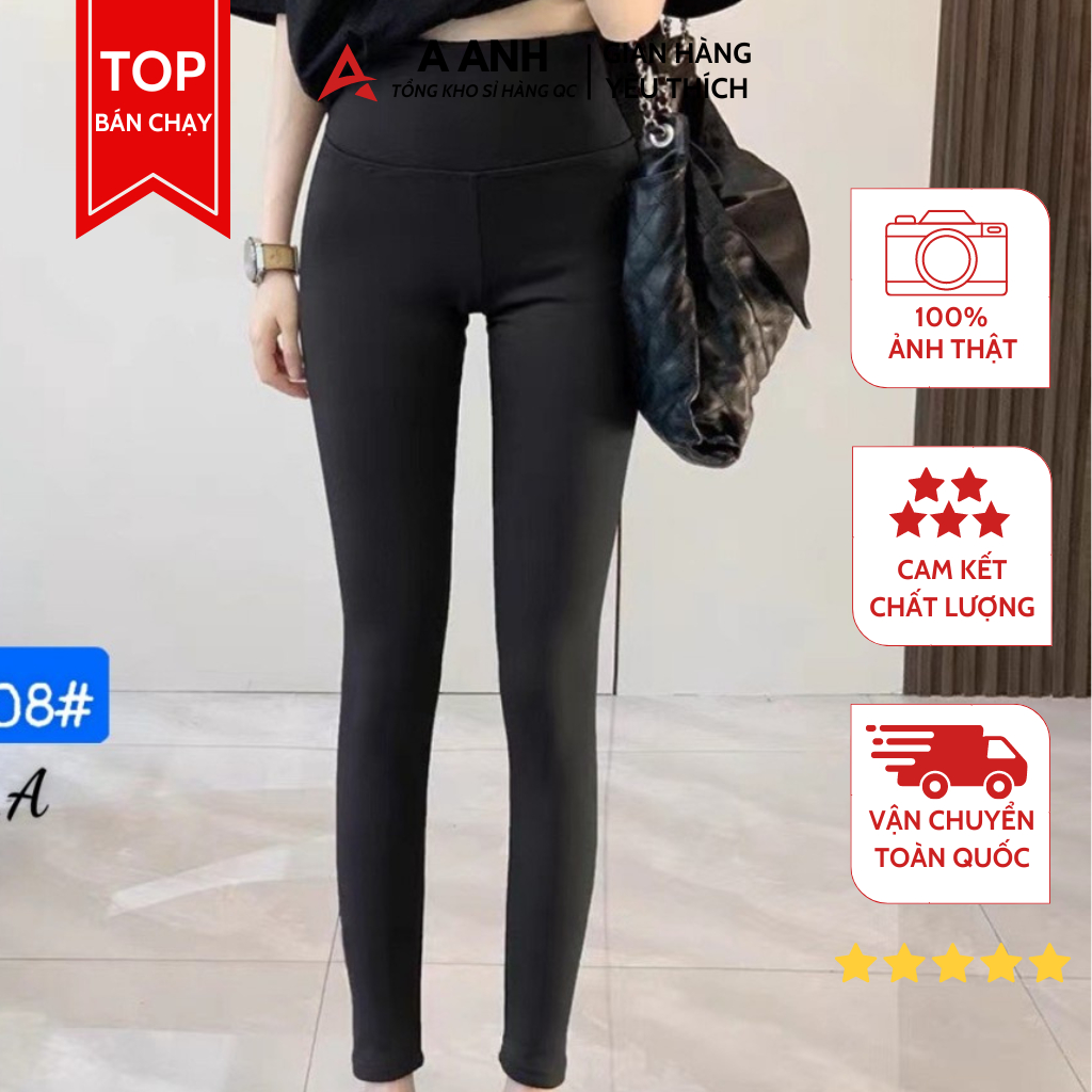 Quần Legging Nữ Full Hộp Dài Bản Cạp Cao To Chất Cao Su Non Mỏng , Nhẹ Mặc Thích