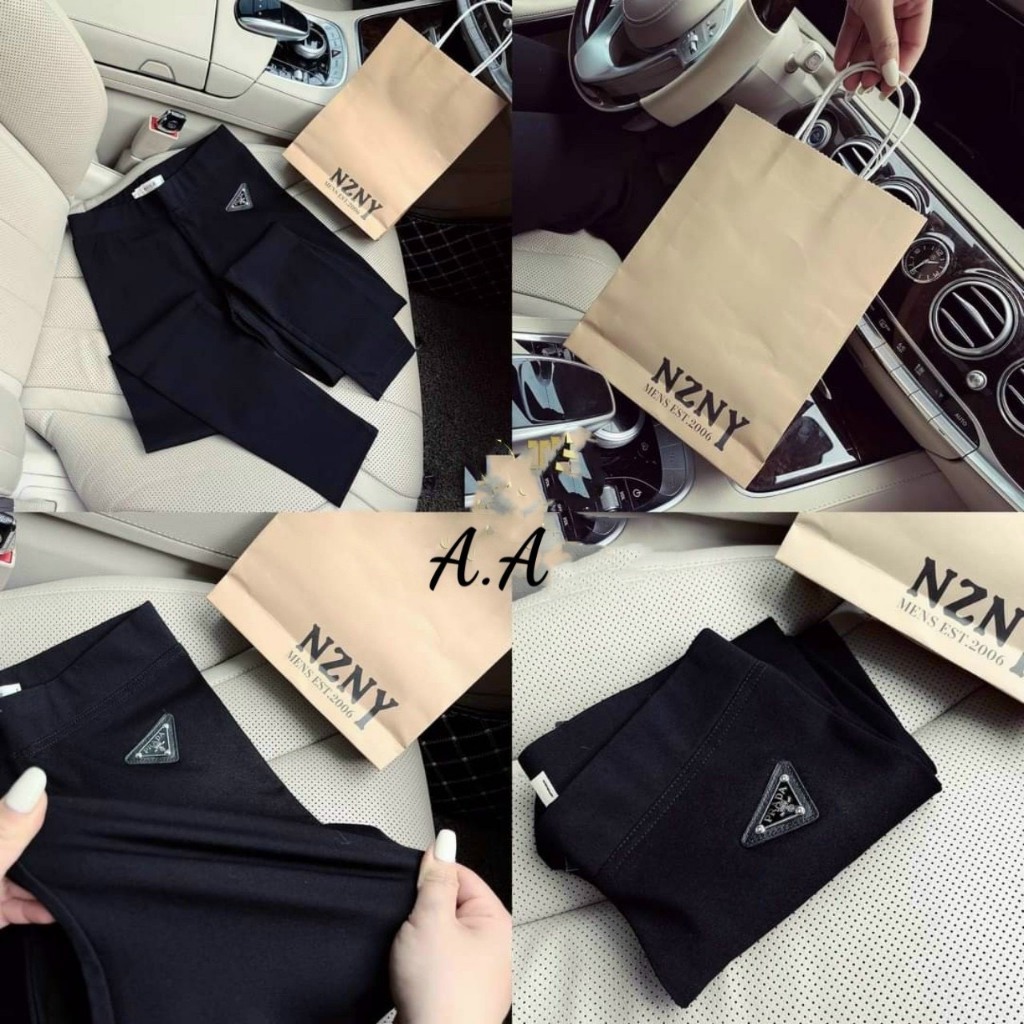 Quần Nữ Legging Parada Nâng Mông, Chất Liệu Cottong Dày , Đanh Đẹp Cạp Cao Ghen Bụng Mã Túi Nâu Hót Hít