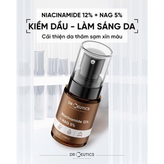 Tinh chất dưỡng ẩm DrCeutics Niacinamide 12% + NAG 5% (30g/40g)
