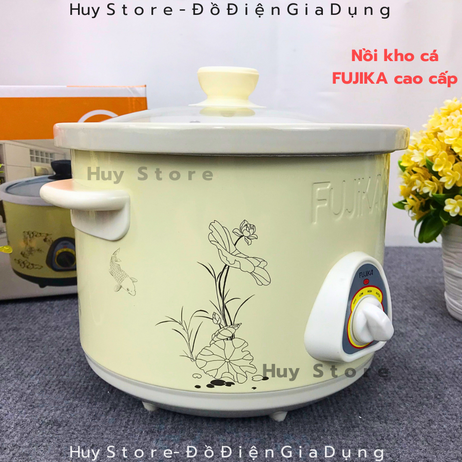 Nồi nấu chậm FUJIKA FJ-K25 và FJ-K15
