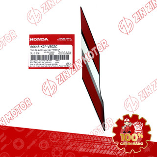 Tem Xe Winner X V4 2024, Tem Rời Winner X 2024 Đỏ Đen Phiên Bản Tiêu Chuẩn Chính Hãng - ZZM