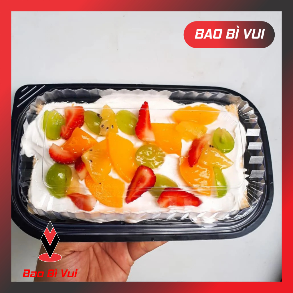 [ Lốc 50] Hộp nhựa đế đen đủ size HT12 / HT17 / HT88 / HT25 - BAO BÌ VUI