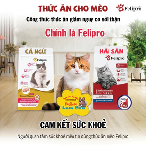 Thức ăn hạt cho Mèo mọi lứa tuổi Felipro [ 500g - 1kg ] Hải sản, Cá Ngừ Gold giàu dinh dưỡng __