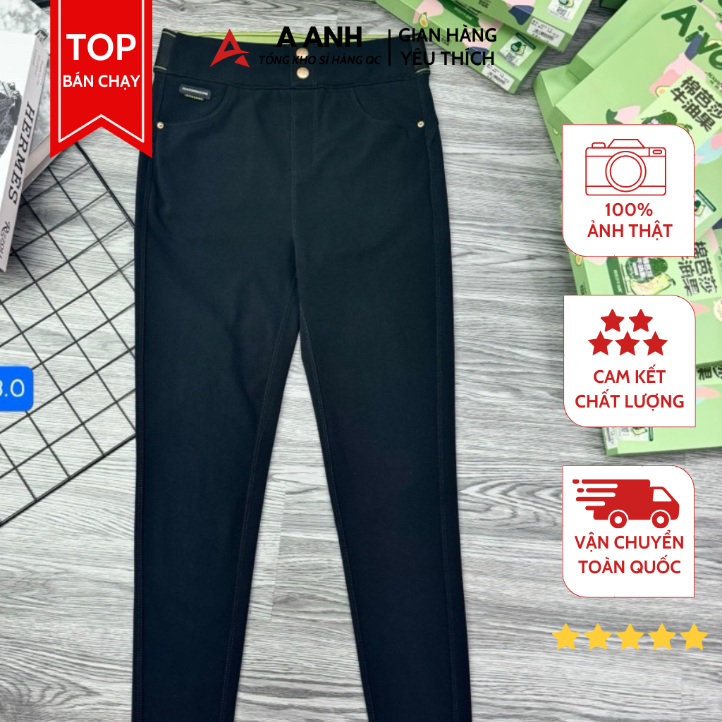 Quần Legging Bơ 9023-3.0#. Hàng mỏng, ko lót