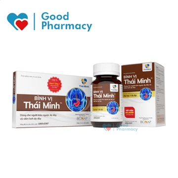 Viên uống Bình Vị Thái Minh dành cho người trào ngược, viêm loét dạ dày, giảm acid dịch vị, giúp bảo vệ niêm mạc dạ dày