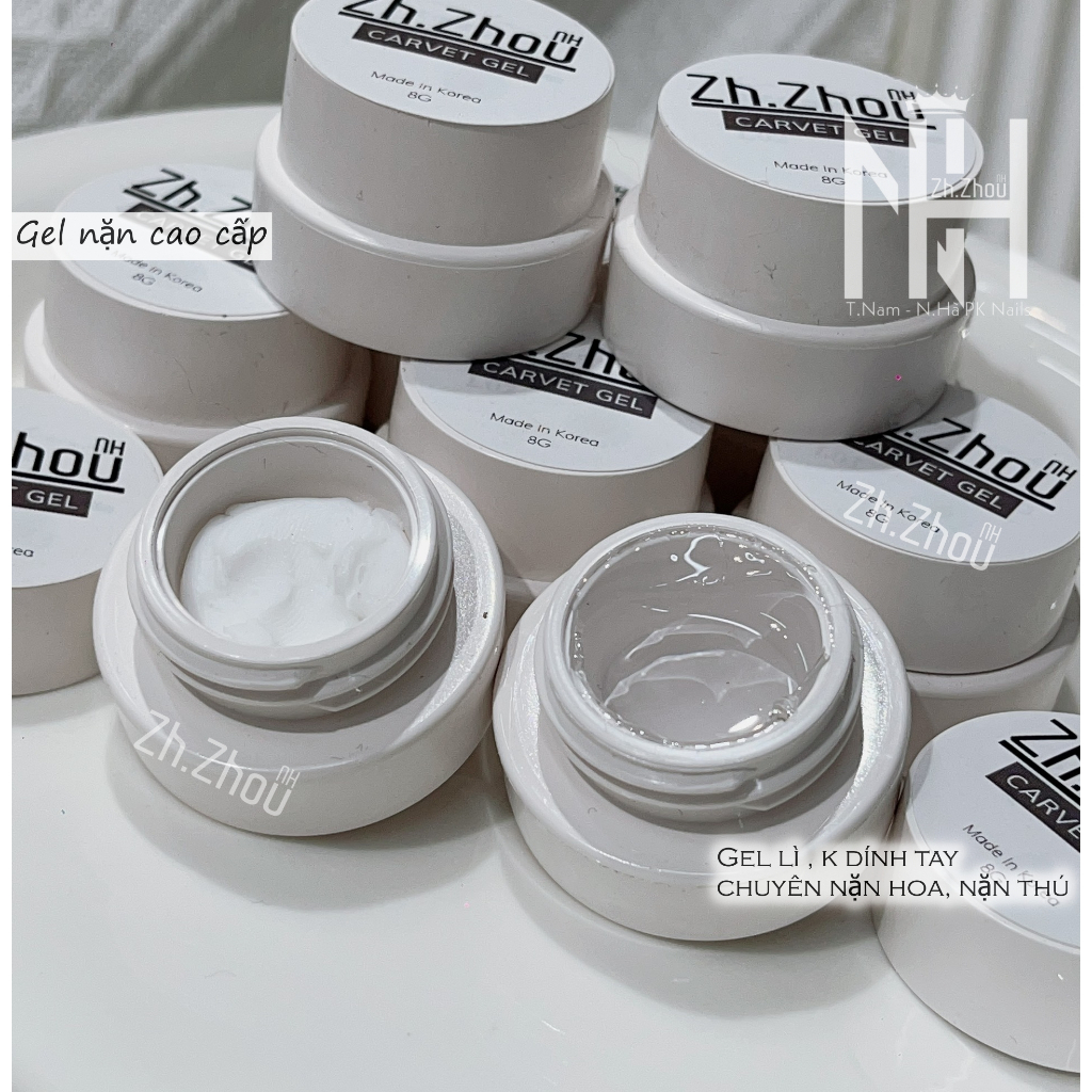 Gel nặn hoa 3D, Gel khô nặn hoa , gel nặn trắng lì, gel nặn ngọc trai k dính tay