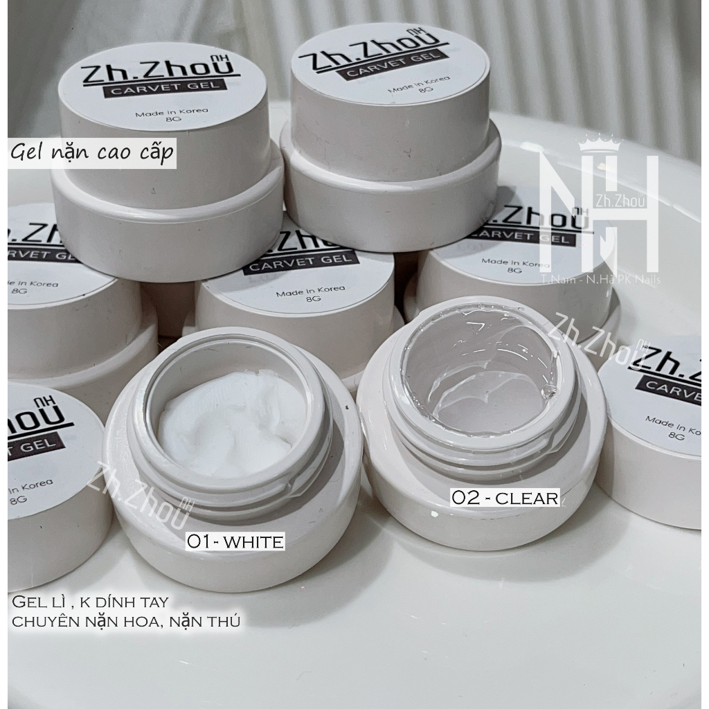 Gel nặn hoa 3D, Gel khô nặn hoa , gel nặn trắng lì, gel nặn ngọc trai k dính tay