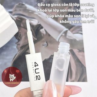 [4U2] Son 4U2 2 Đầu Dạng Thỏi Better Half Duo Lip Kèm Đầu Son Bóng Khóa Màu Lì, Không Lem Trôi 2.4g