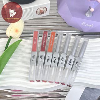 [4U2] Son 4U2 2 Đầu Dạng Thỏi Better Half Duo Lip Kèm Đầu Son Bóng Khóa Màu Lì, Không Lem Trôi 2.4g