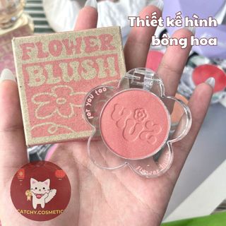 [4U2] Phấn Má Hồng 4U2 Vỏ Hoa Trong Suốt Thuần Chay Mịn Lì Lâu Trôi Flower Blush 3.3g