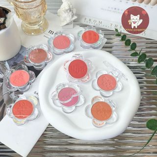 [4U2] Phấn Má Hồng 4U2 Vỏ Hoa Trong Suốt Thuần Chay Mịn Lì Lâu Trôi Flower Blush 3.3g