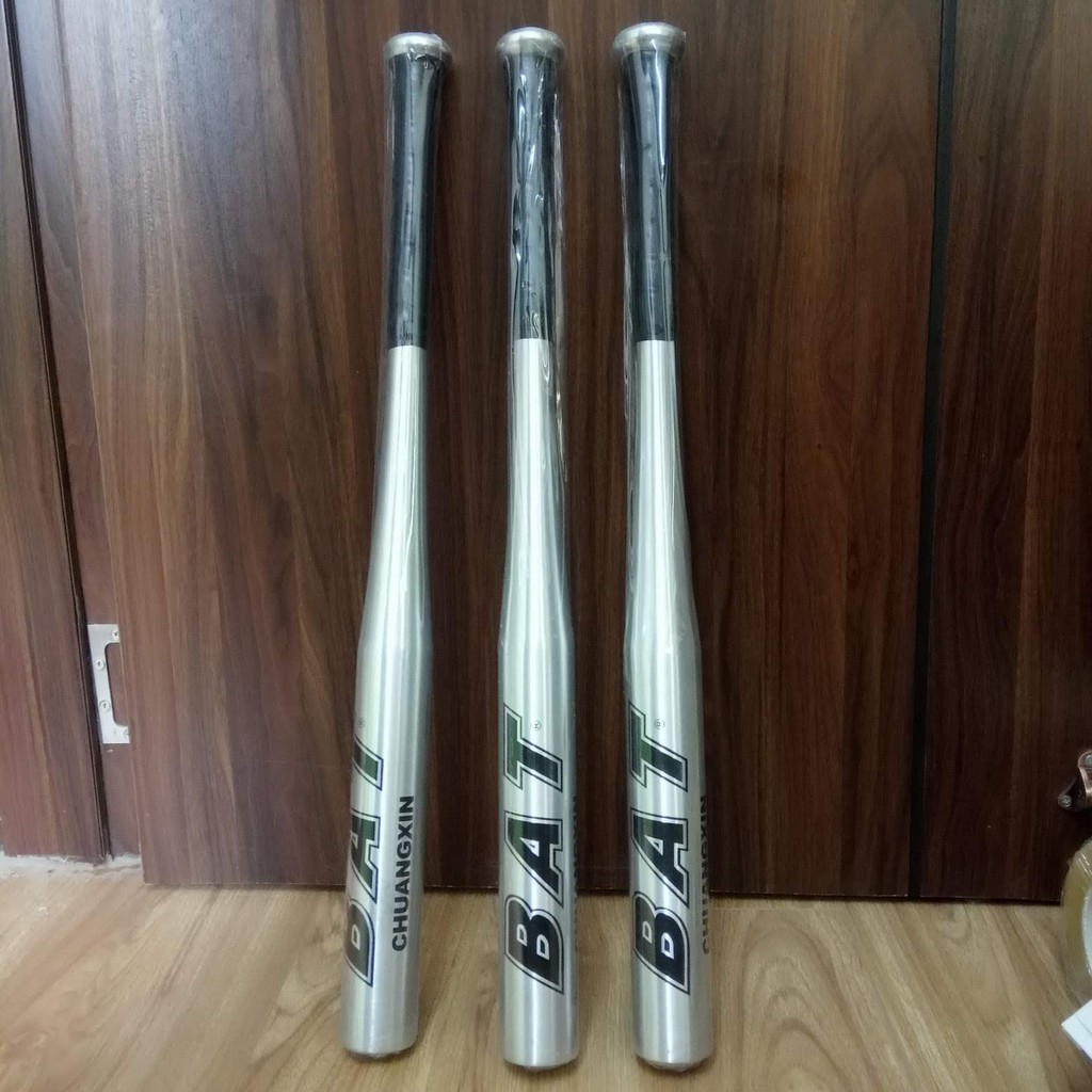 Ảnh Gậy Bóng Chày Màu Bạc Dài 71cm Đến 81cm Hợp Kim Thép – Kèm Túi Đựng Gậy Bóng Chày Chính Hãng Amalfe 1