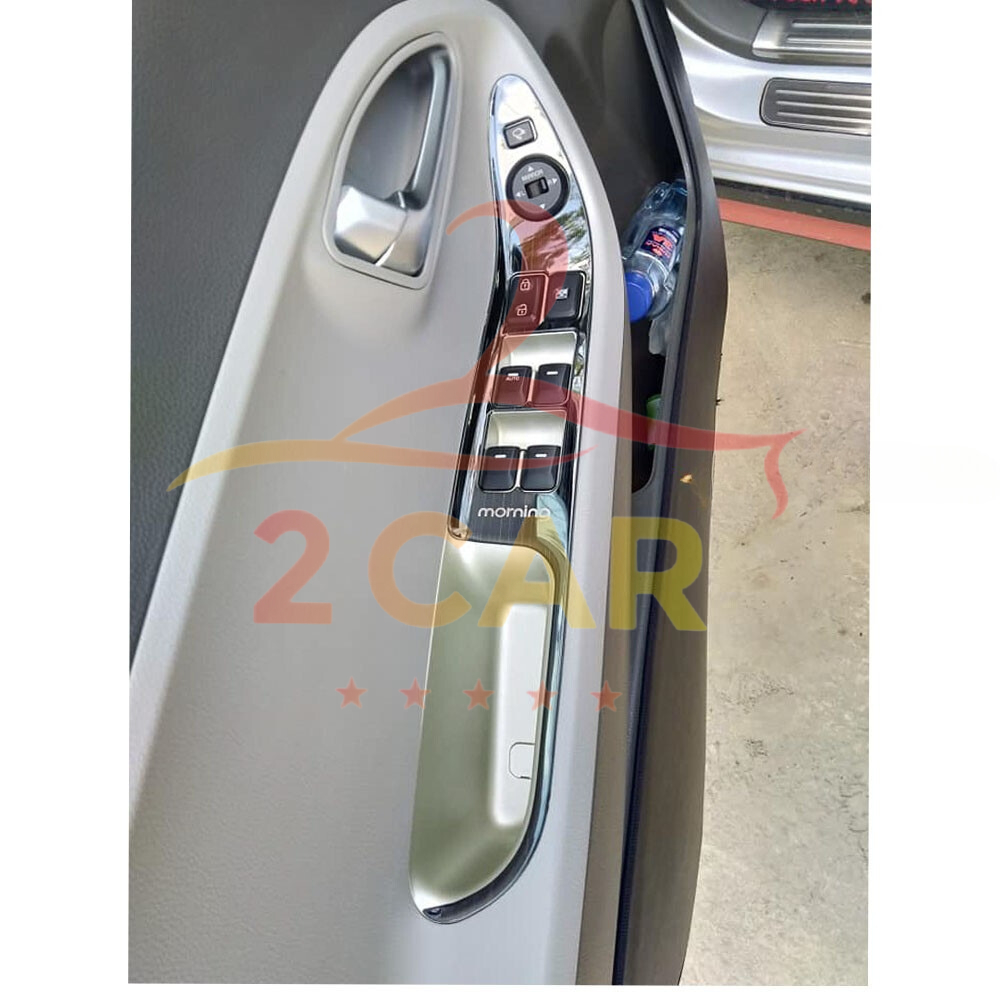 Ốp Nội Thất Xe Kia Morning 2012- 2013- 2019- 2020 số tự động, Vân Titan cao cấp
