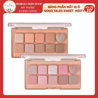 Bảng Phấn Mắt 10 GOGO TALES Sweet Misty Eyeshadow Palette Bền Màu Lâu Trôi - Bebeauskinshop