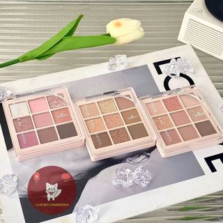 [ODBO] Bảng Phấn Mắt Odbo 9 Ô Shadow Me Vỏ Hồng Palette Odbo Cosmetics (OD2014)