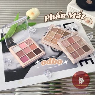 [ODBO] Bảng Phấn Mắt Odbo 9 Ô Shadow Me Vỏ Hồng Palette Odbo Cosmetics (OD2014)