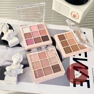 [ODBO] Bảng Phấn Mắt Odbo 9 Ô Shadow Me Vỏ Hồng Palette Odbo Cosmetics (OD2014)