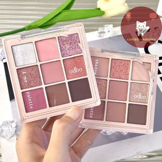 [ODBO] Bảng Phấn Mắt Odbo 9 Ô Shadow Me Vỏ Hồng Palette Odbo Cosmetics (OD2014)
