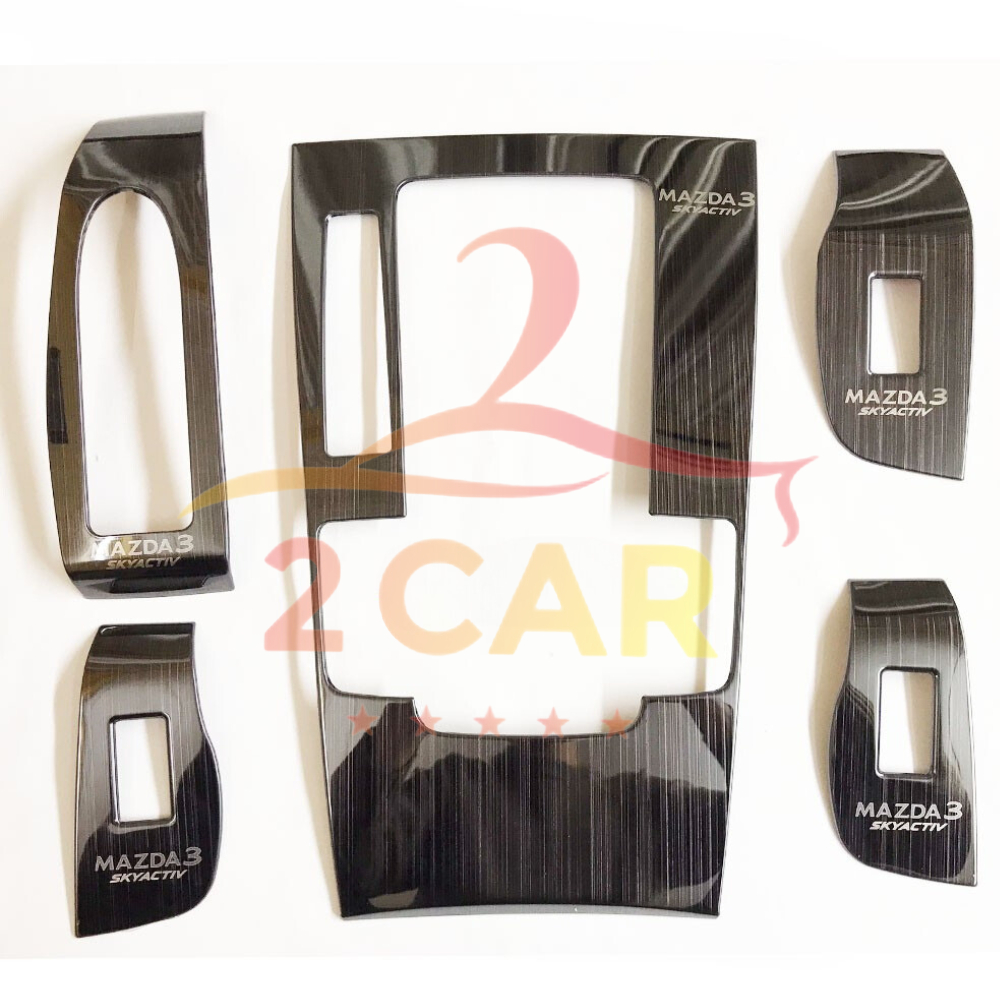 Ốp Nội Thất xe Mazda 3 2017- 2019, 2020 - 2025 mẫu Titan cao cấp