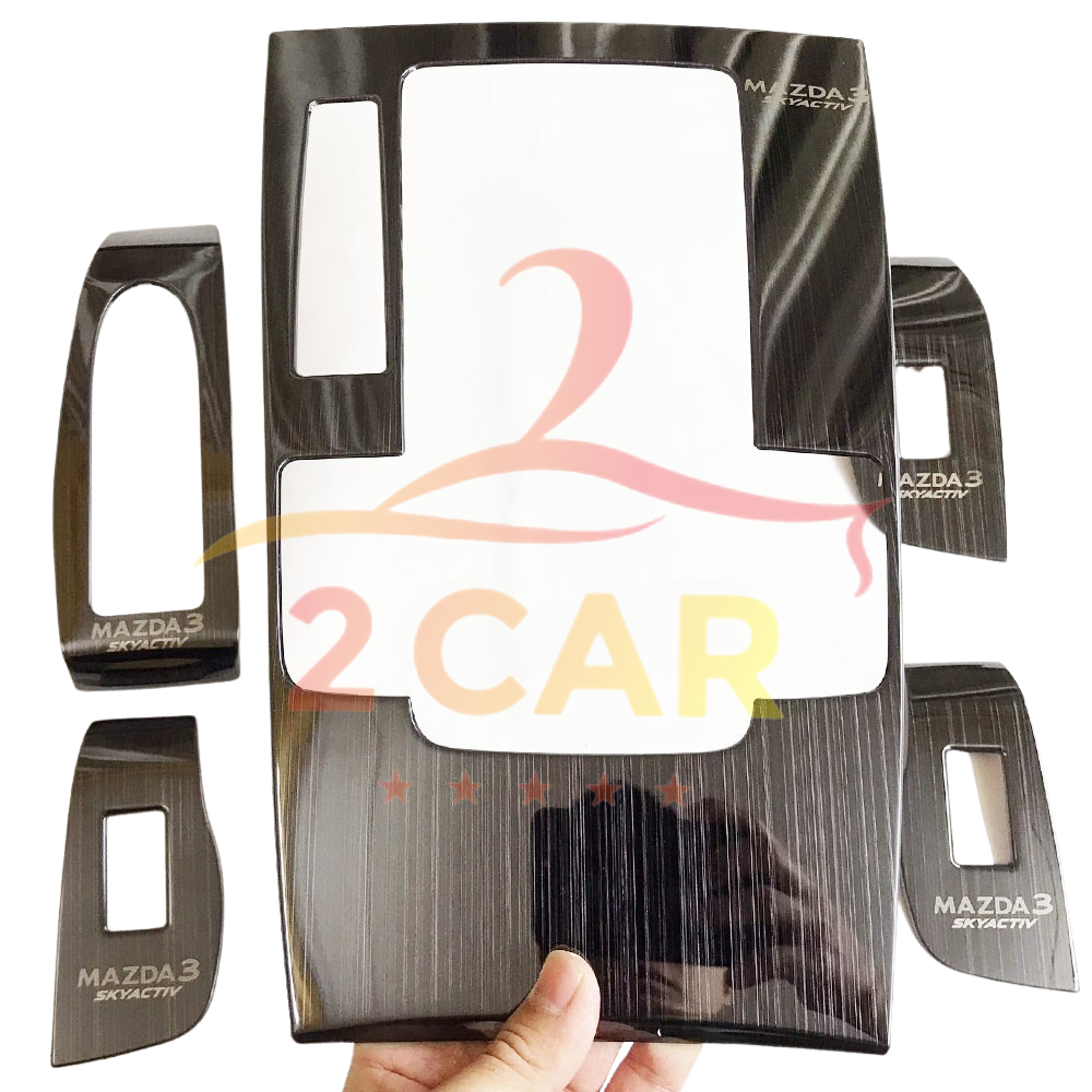 Ốp Nội Thất xe Mazda 3 2017- 2019, 2020 - 2025 mẫu Titan cao cấp