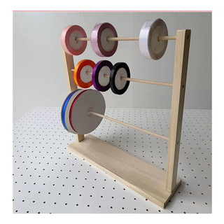 Kệ gỗ treo len,cuộn ruy băng đồ handmade cuộn chỉ giá để giấy cuộn,giấy tư pháp nhiều tầng