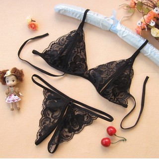 Bộ Đồ Lót Sexy Vải Ren Gợi Cảm Quyến Rũ  DL01 Đồ lót nữ gợi cảm Thiết Kế Dây Chéo Cách Điệu Mềm Mại Nâng Vòng 1