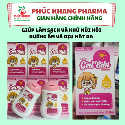 GIRL BIBI DUNG DỊCH VỆ SINH DÀNH CHO BÉ GÁI TỪ 1 TRỞ LÊN - Hình ảnh thực tế
