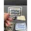 patch vải ủi nhiệt thêu hình thời trang sticker vuông miu miu