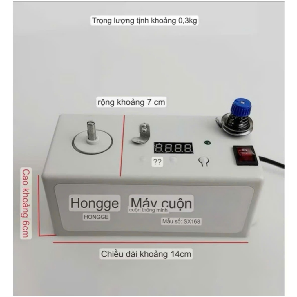 Máy Đánh suốt Chỉ Tự Động – Có Chức Năng Tự Tắt Khi Đầy Suốt, Máy Cài Thời Gian