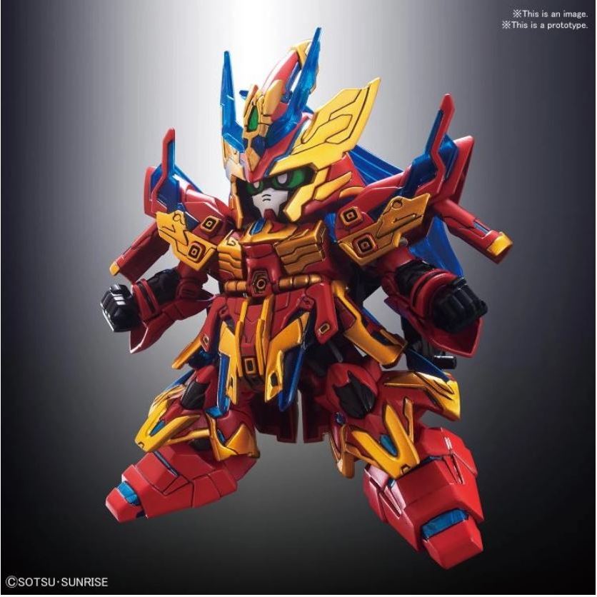 Mô Hình Gundam SD Tam Quốc 21 Zhang Liao Sazabi (New Seal)