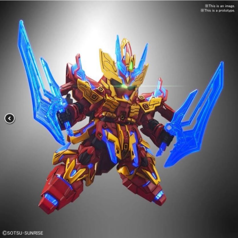 Mô Hình Gundam SD Tam Quốc 21 Zhang Liao Sazabi (New Seal)