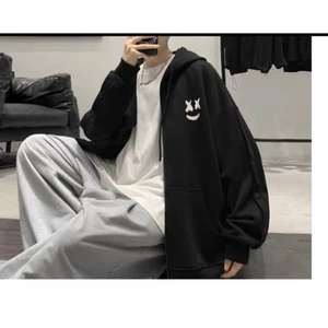 ÁO KHOÁC HOODIE DÂY KÉO TAY PHỐI NÚT CHẤT POLY 2 DA DÀY PHONG CÁCH TRẺ TRUNG NĂNG ĐỘNG DỄ MẶC PHÙ HỢP THỜI TRANG