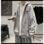 ÁO KHOÁC HOODIE DÂY KÉO TAY PHỐI NÚT CHẤT POLY 2 DA DÀY PHONG CÁCH TRẺ TRUNG NĂNG ĐỘNG DỄ MẶC PHÙ HỢP THỜI TRANG
