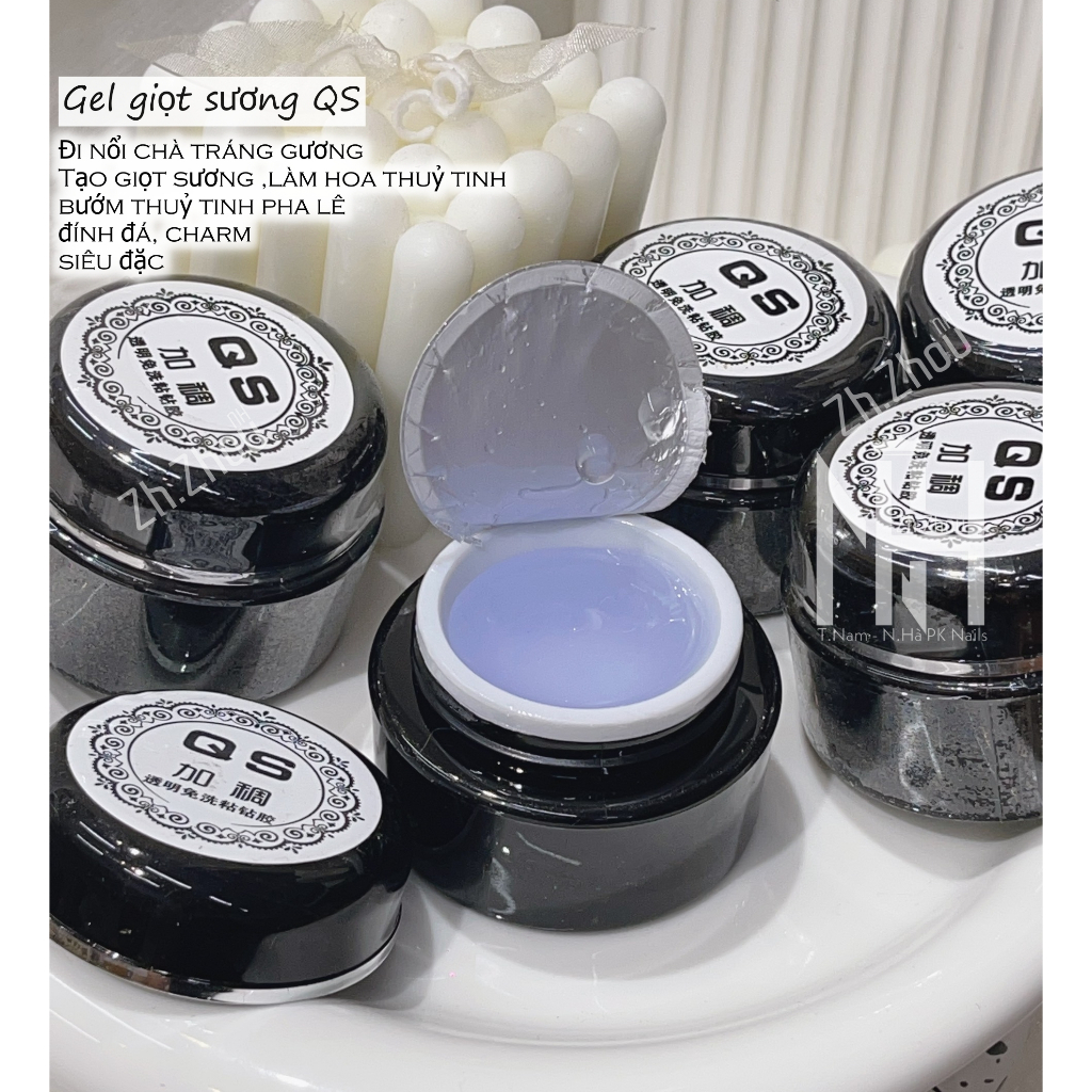 Gel giọt sương vẽ nổi định hình QS, Gel QS
