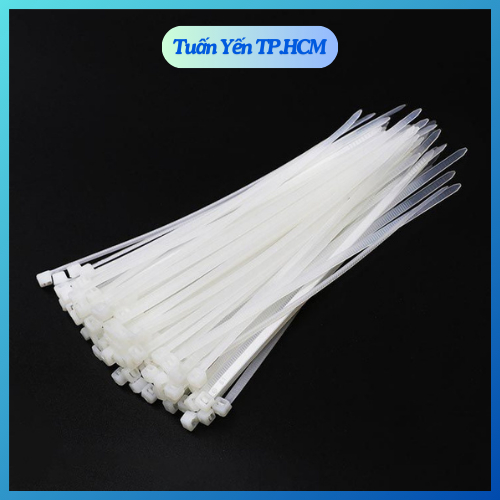Dây rút nhựa bịch 100 sợi màu trắng nhiều kích cỡ 10cm - 40cm - Tuấn ...