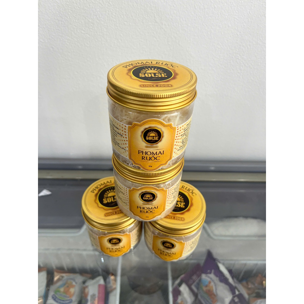 Phô mai Ruốc Solse 50g phomai xé sợi, chà bông ăn liền, phô mai hun khói xé sợi nhuyễn thơm ngon snack ăn vặt
