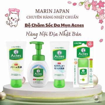 [100% AUTH] Sữa Rửa Mặt Da Dầu Mụn Acnes Nội Địa Nhật Bản -Tẩy da chết, Kem chống nắng Acnes