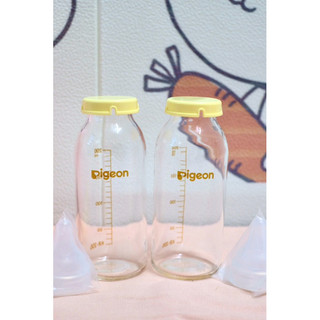[NEW - CÓ SẴN] Bình Pigeon thuỷ tinh chịu nhiệt Japan 100ml 200ml cho bé từ sơ sinh, dùng tại các bệnh viện Nhật Bản