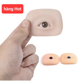 -MẮT SILICONE 5D màu Nâu và màu Xanh, chất liệu silicone MỀM DẺO DÙNG ĐỂ LUYỆN SỢI, PHUN MÍ