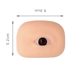 -MẮT SILICONE 5D màu Nâu và màu Xanh, chất liệu silicone MỀM DẺO DÙNG ĐỂ LUYỆN SỢI, PHUN MÍ