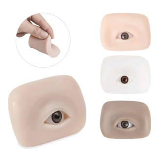 -MẮT SILICONE 5D màu Nâu và màu Xanh, chất liệu silicone MỀM DẺO DÙNG ĐỂ LUYỆN SỢI, PHUN MÍ