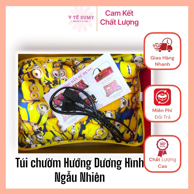 Túi Chườm Đa Năng Hướng Dương các Size Nhỏ,Trung,Lớn - Màu Sắc Ngẫu nhiên