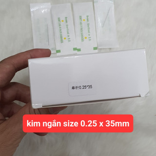-1 hộp kim 1 ngắn dùng cho máy xăm thần thánh, máy xăm pro