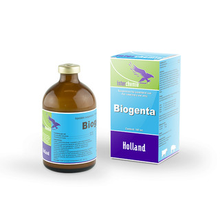 Thuốc thú y Interchemie Biogenta chai 100ml trị viêm phổi, tiêu hóa trên chó mèo gia súc gia cầm