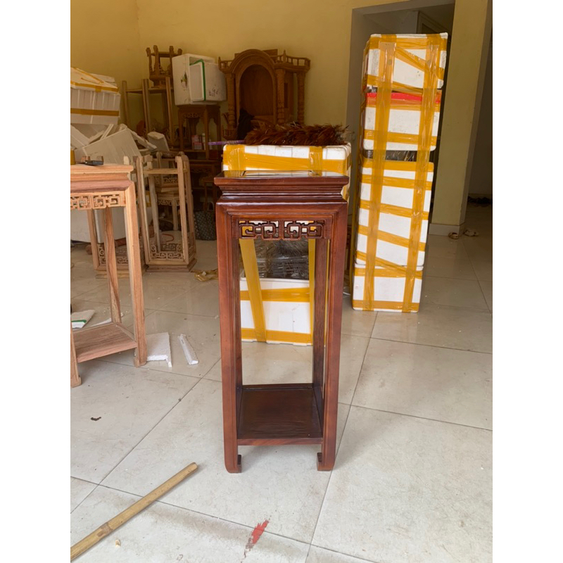 đôn vuông mặt 30 cao 40,50,60,70,80 gỗ hương đá nhiều màu