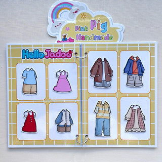 Đồ chơi bóc dán búp bê Hello Jadoo 🌸 X Gacha - Pighandmade