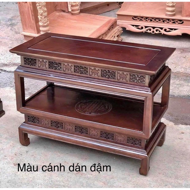 bàn đèn mặt 40x1m cao 70,80 và dài 80 rộng 40 cao 80cm gỗ lim, gõ, hương đá