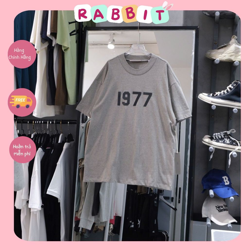 Áo Thun Fear Of God ESSENTIALS 1977 DARK OATMEAL Hàng Chính Hãng I ...